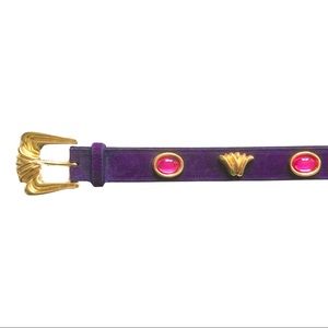 Escada suede belt